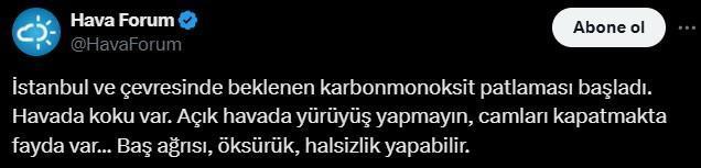 İstanbul ve çevresinde beklenen korkutan gelişme: Mecbur olmadıkça camları açmayın