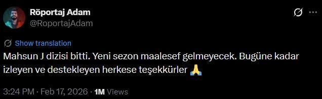 Mahsun J bitti mi, Mahsun J yeni sezon çıkmayacak mı, 3. sezon yok mu?