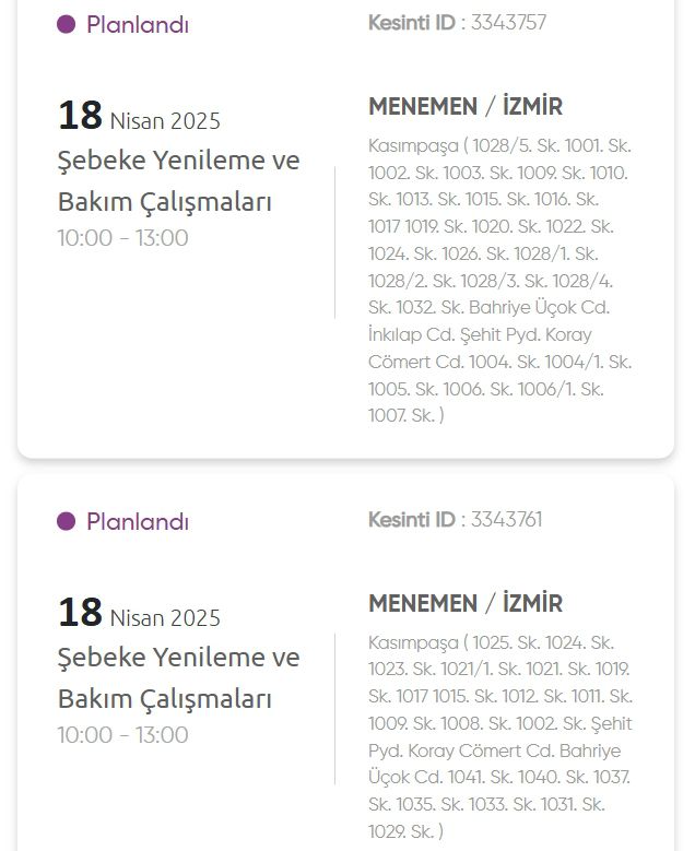 İzmir GEDİZ elektrik kesintisi! 18 Nisan İzmir'de elektrik kesintisi ne zaman bitecek, elektrikler ne zaman gelecek?