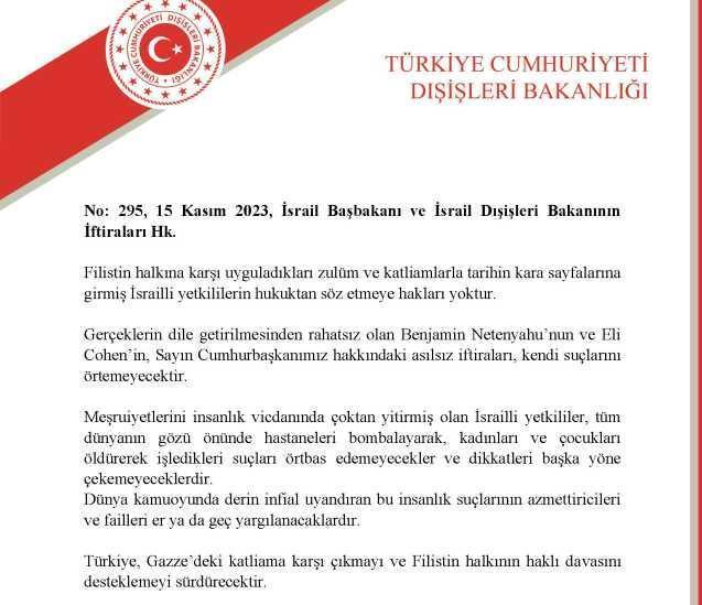 Dışişleri'nden Türkiye'yi hedef alan Netanyahu ve avanesine sert yanıt: Er ya da geç yargılanacaklar