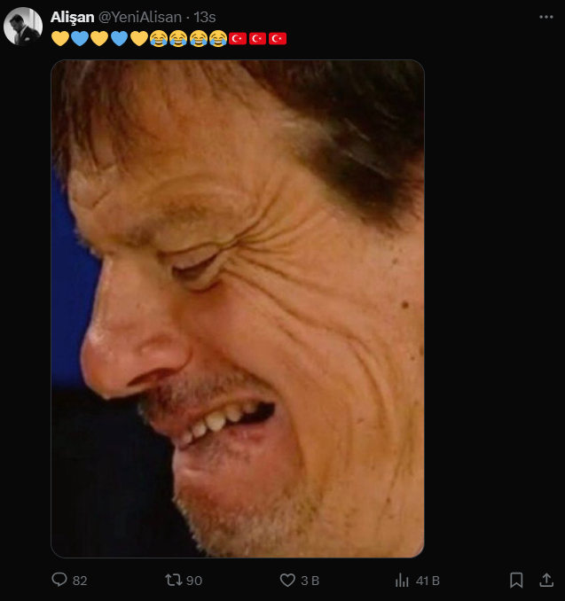 Maç biter bitmez telefona sarıldı! Fenerbahçeli Alişan'dan Ergin Ataman'a olay tweet