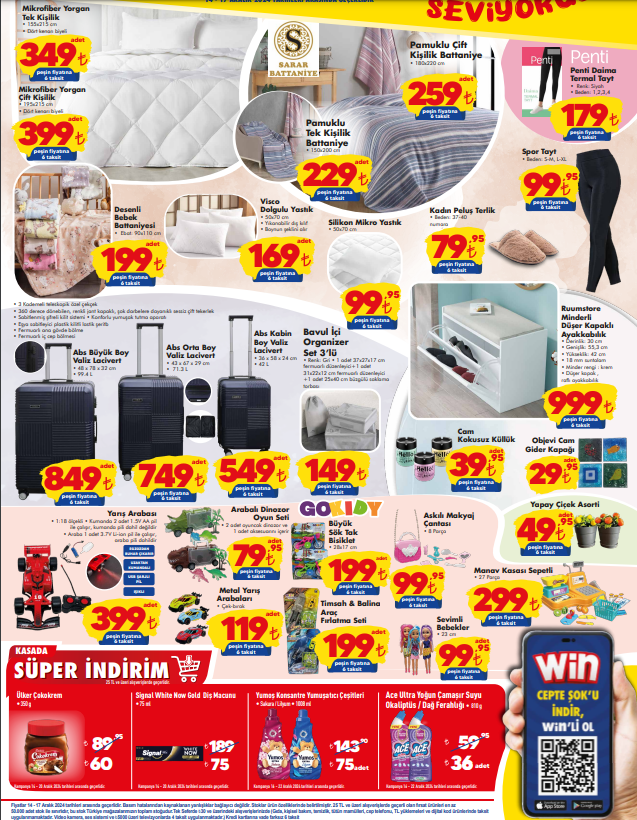 ŞOK 14 ARALIK AKTÜEL KATALOĞU: ŞOK'ta neler var? ŞOK 14 Aralık aktüel kataloğunda neler var? 14 Aralık ŞOK'ta hangi ürünler indirimde?