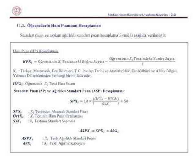 LGS SONUÇ HESAPLAMA! #9997 LGS puan hesaplama ekranı 2024: Liselere Geçiş Sınavı puan hesaplama nasıl yapılır? #9999