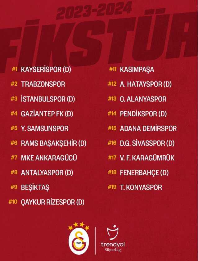 Nefesler tutuldu! İşte 3 büyüklerin yeni sezon fikstürü