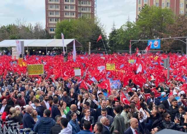 Kılıçdaroğlu'nun Ankara mitingine kaç kişi katıldı? Kılıçdaroğlu ve Millet İttifakı Ankara mitinginde kaç kişi vardı, mitinge kaç kişi katıldı?