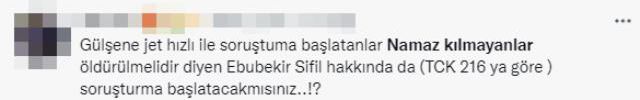 Gülşen'in tutuklanmasının ardından İlahiyatçı Ebubekir Sifil'in 'Namaz kılmayanlar öldürülebilir' sözleri yeniden gündem oldu