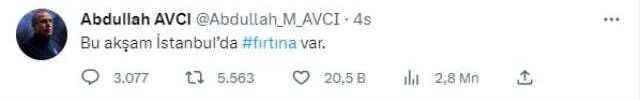 Abdullah Avcı'dan Galatasaray maçına saatler kala herkesi şaşırtan paylaşım: İstanbul'da fırtına var