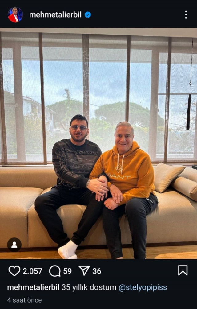 Ev hapsindeki Mehmet Ali Erbil'den ilk paylaşım