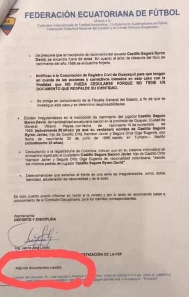 EKVADOR DÜNYA KUPASINDAN İHRAC EDİLEBİLİR