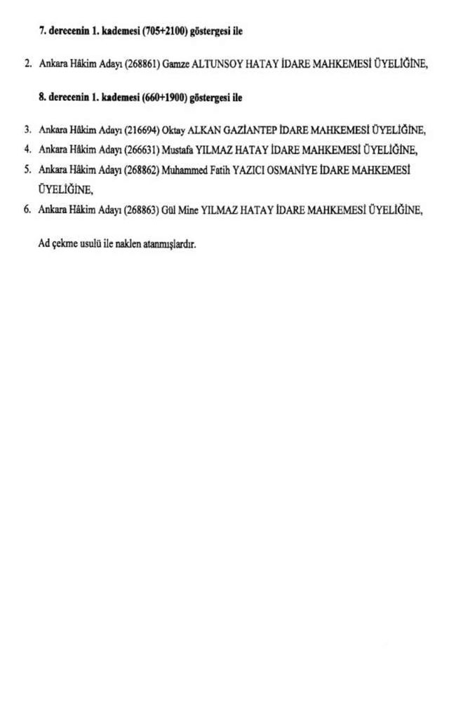 HSK atama kararnamesi 24 Şubat Cumartesi yayınlandı! Hakim ve Savcılar atama kararları PDF indir, OKU!