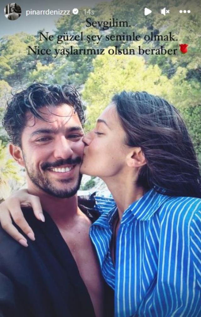 Pınar Deniz'den aşk dolu paylaşım: Ne güzel şey seninle olmak