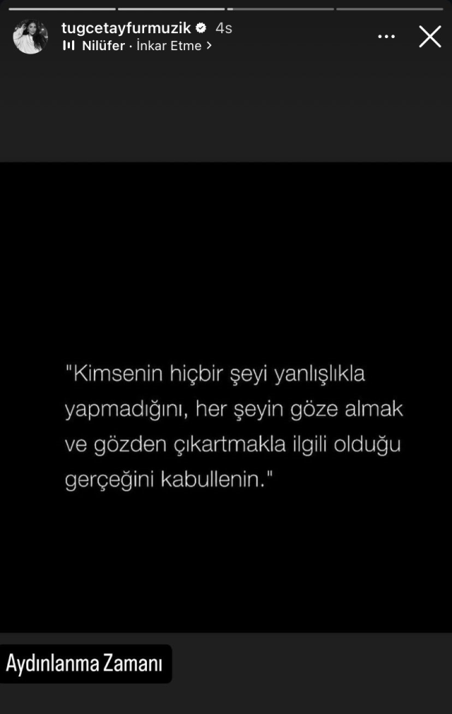 Tuğçe Tayfur aldatıldı mı? Manidar paylaşımlar üst üste geldi
