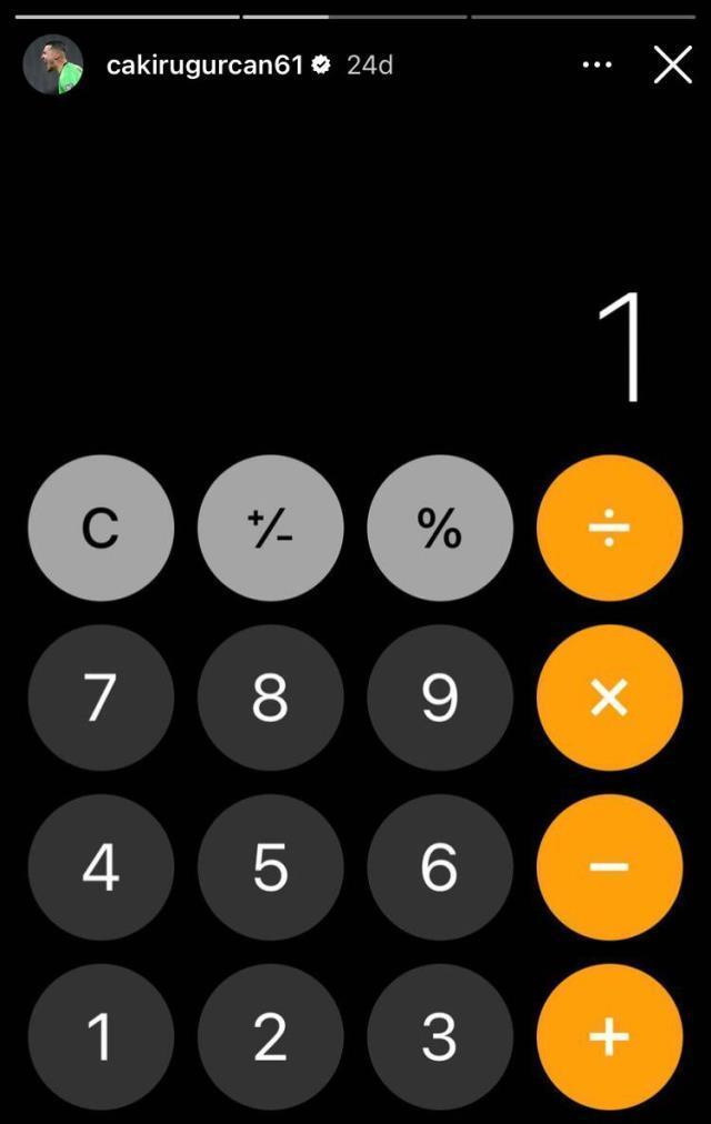 Uğurcan Çakır sosyal medyayı salladı! Hesap makinesi paylaşımına beğeni yağdı