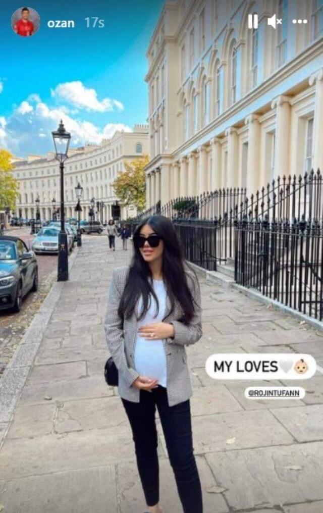 Ozan Tufan'ın en renkli paylaşımı! Milli futbolcu baba oluyor