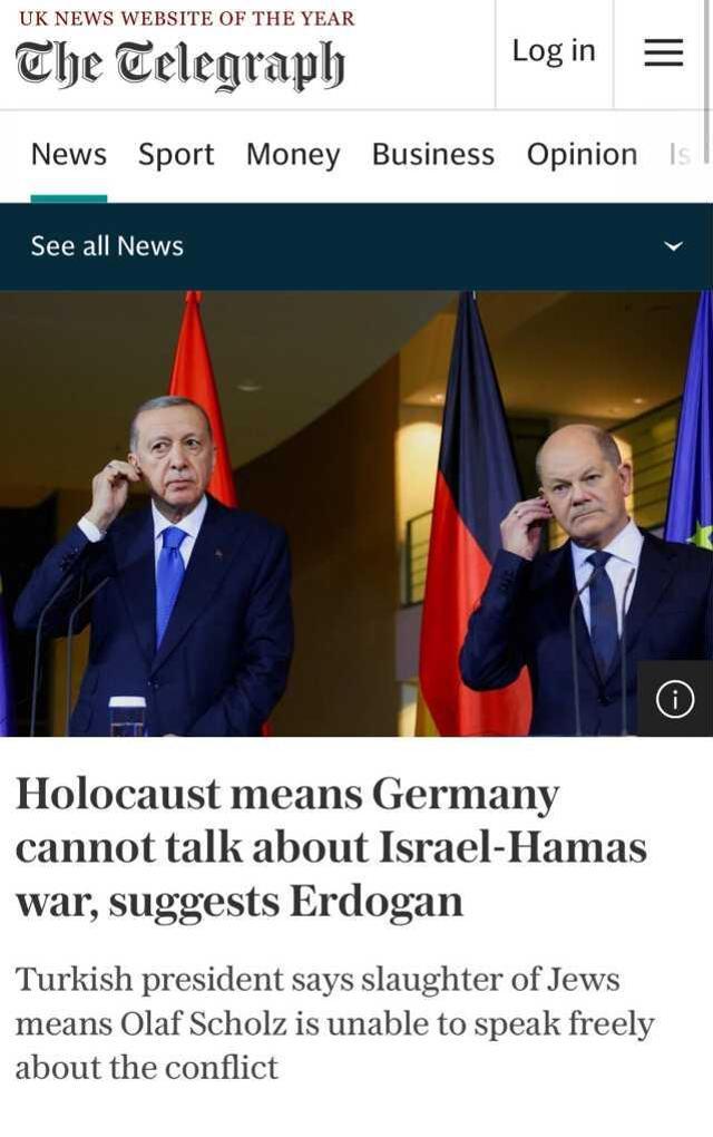 Cumhurbaşkanı Erdoğan'ın Almanya Başbakanı ile toplantısı dünya basınında: Scholz önündeki güç gösterisi