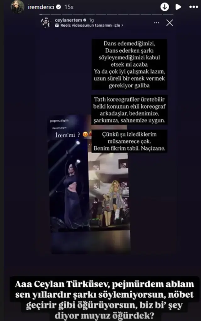 Ceylan Ertem, Hadise ile İrem Derici'yi hedef aldı! Yanıt sert oldu