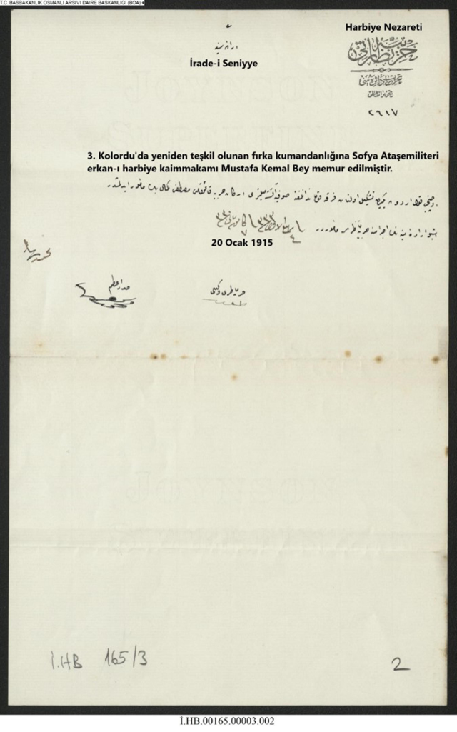 Atatürk'ün komutanlığını yaptığı tümenle ilgili gerçek 111 yıl sonra ortaya çıktı