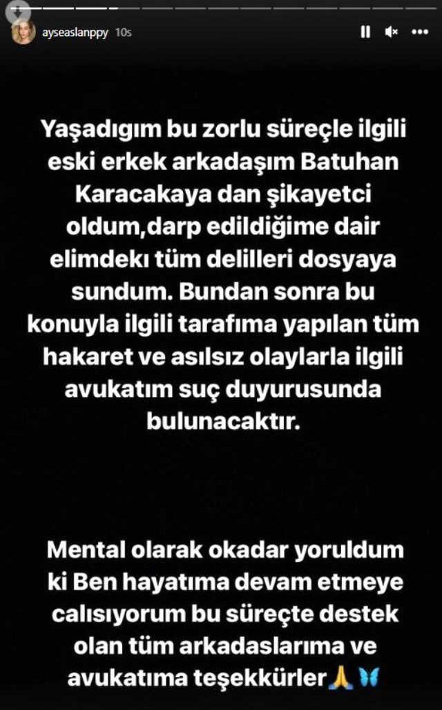Batuhan Karacakaya'nın eski sevgilisinden gündem olacak açıklamalar: Darp edildim, elimde belgeler var