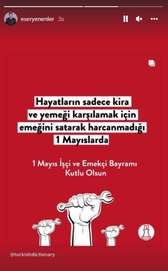 Ünlülerden 1 Mayıs Emek ve Dayanışma Günü mesajları
