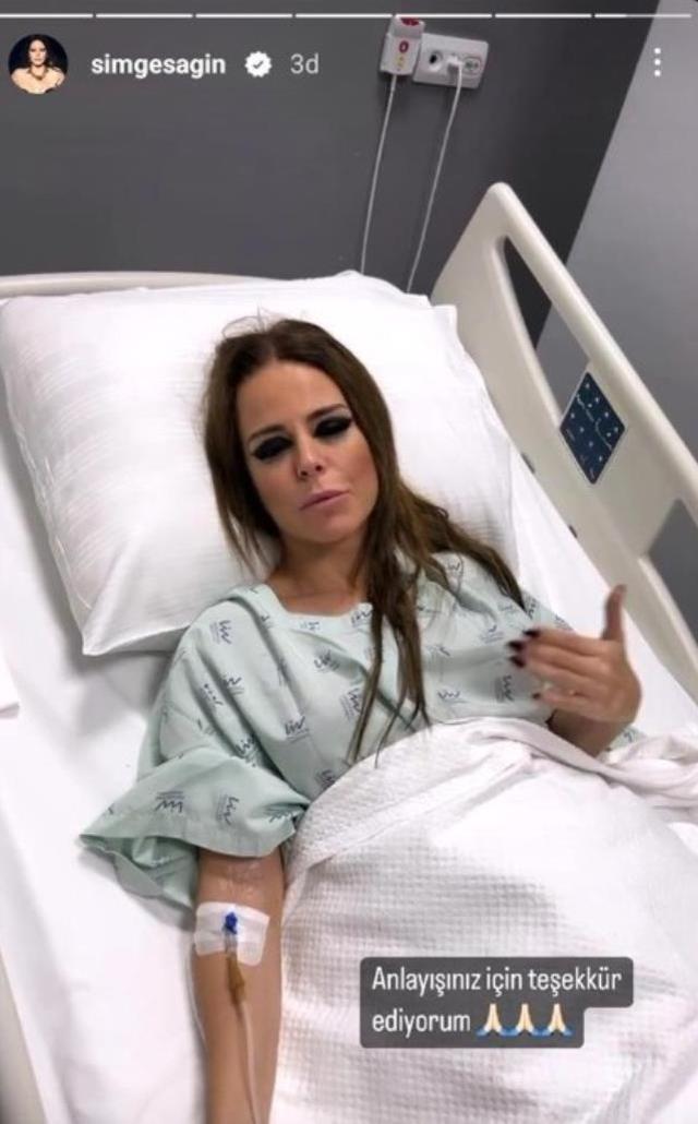 Şarkıcı Simge Sağın, konserine 15 dakika kala rahatsızlanınca hastanelik oldu