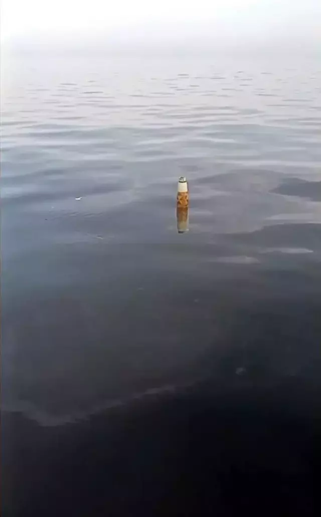 Hopa açıklarında Rus menşeili roket motoru bulundu