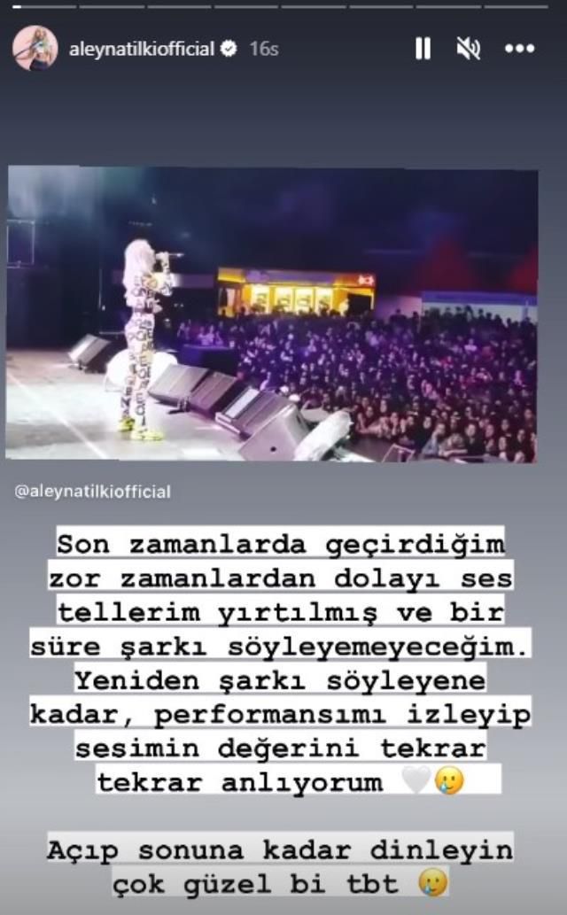 Aleyna Tilki artık şarkı söylemeyecek mi? Aleyna Tilki neden şarkı söylemeyecek? Aleyna Tilki hasta mı?