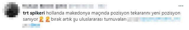 Kuzey Makedonya-Hollanda maçında yaşanan bir pozisyonun tekrarını, yeniymiş gibi anlatan TRT spikeri alay konusu oldu