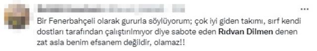 Ne Ali Koç ne futbolcular! Fenerbahçe taraftarından Rıdvan Dilmen'e görülmemiş tepki