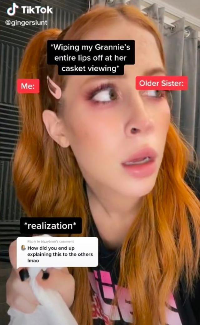 Ölen babaannesinin cesedine yaptıkları yüzünden genç kıza eleştiri yağdı