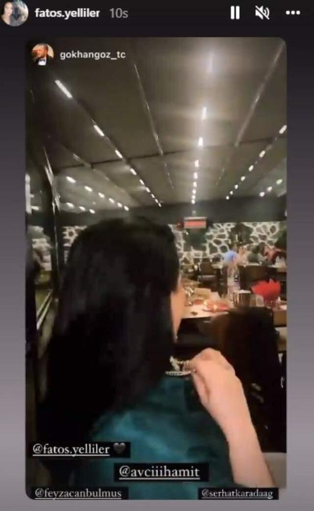 Fatoş Yelliler ve Gökhan Göz aşka geldi! El ele göz göze sabaha kadar eğlendiler
