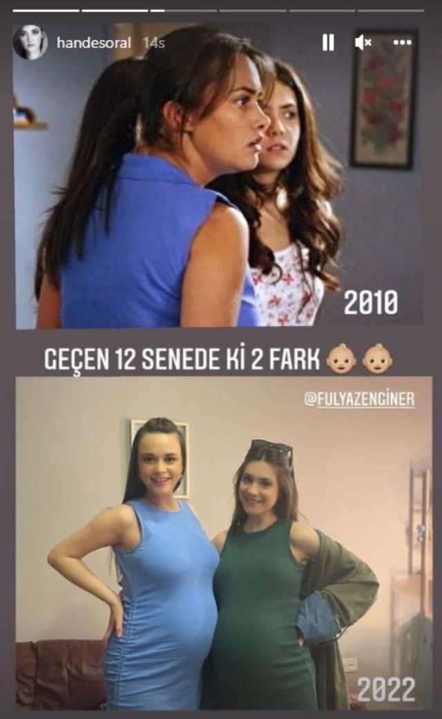 Dğumlarına günler kalan Hande Soral ve Fulya Zenginer, 12 yıl aradan sonra bir araya geldi