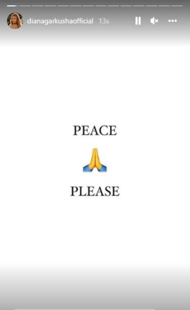 Ukraynalı model Diana Harkusha ülkesi için sosyal medyadan dua istedi