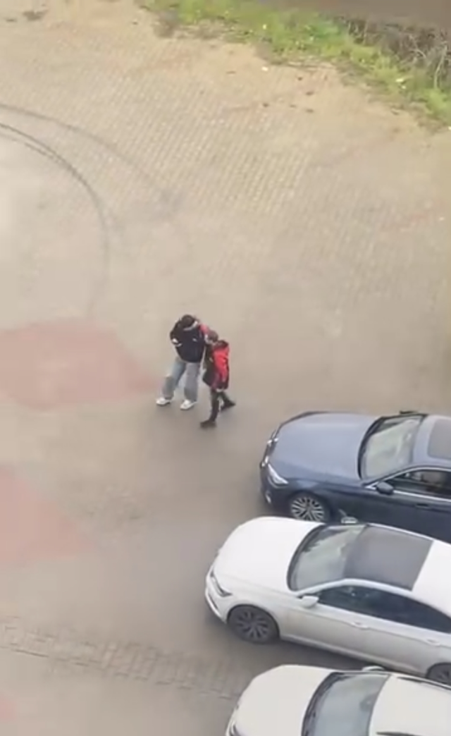Maltepe'de özel hastanenin valeleri müşterinin otomobiliyle drift attı