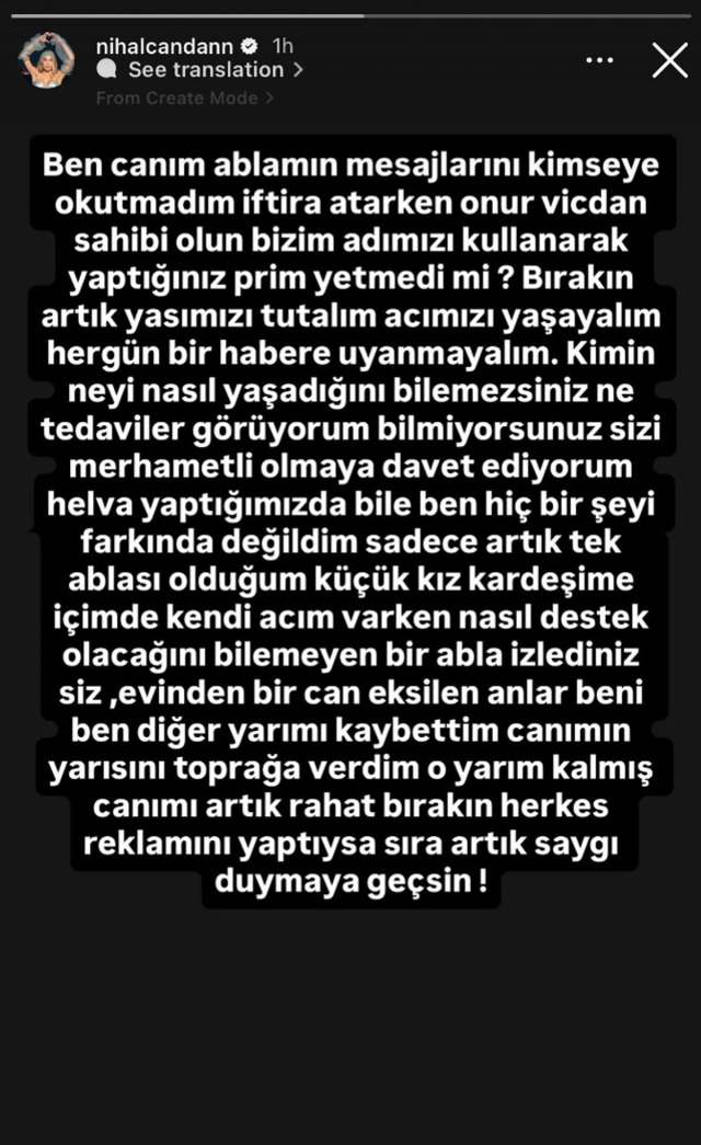 Atatürk'ün sözlerini kendisine uyarlayan Bahar Candan infial yarattı