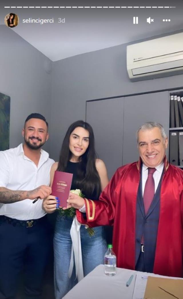 Selin Ciğerci ve Gökhan Çıra ikinci kez evlendi