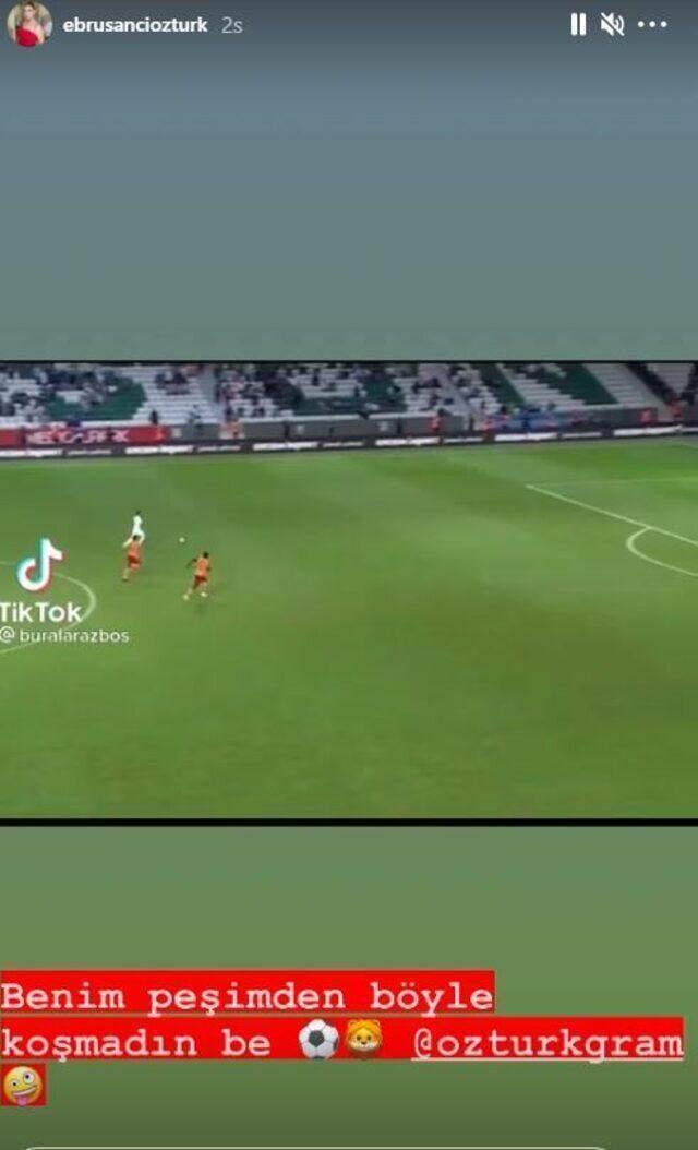 Alpaslan'ın son dakikada attığı depar eşi Ebru Şancı'yı kıskandırdı: Peşimden böyle koşmadın