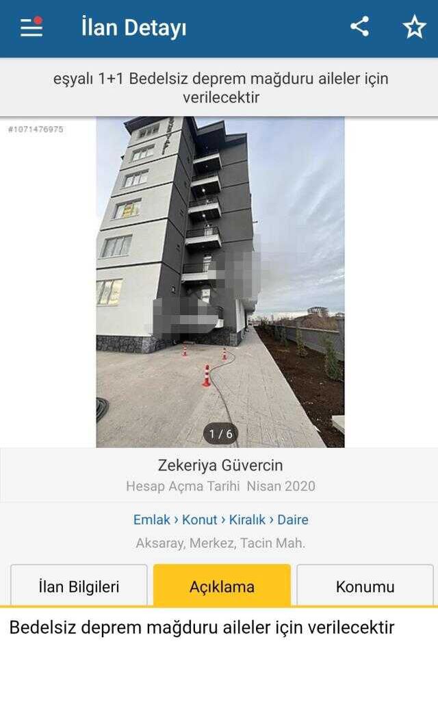 Türkiye kapılarını açtı bekliyor! Kiralık evler depremzedeler için ücretsiz ilana dönüştü