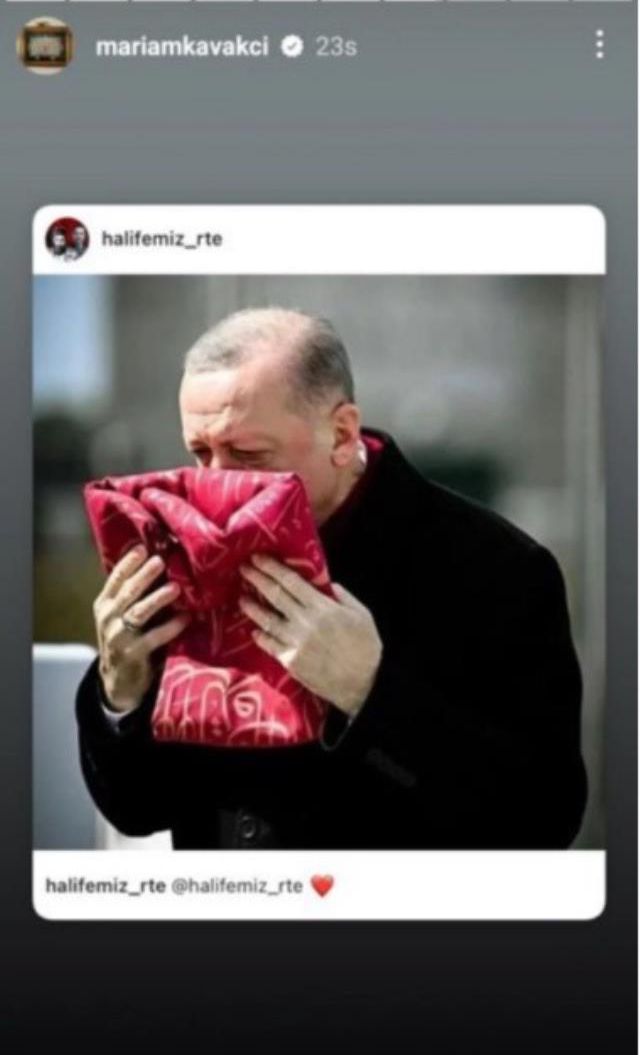 Cumhurbaşkanı danışmanı Mariam Kavakcı'dan 'Halifemiz Erdoğan' paylaşımı