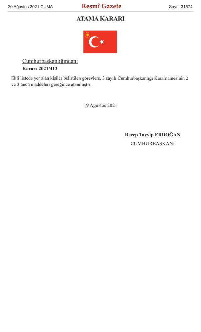 Kaymakam kararnamesi yayınlandı! Hangi ilçeye hangi kaymakam atandı?