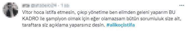 Transfer gelmeyince ortalık yangın yerine döndü! Vitor Pereira'ya sahip çıkan taraftarlar, Ali Koç'u istifaya çağırdı