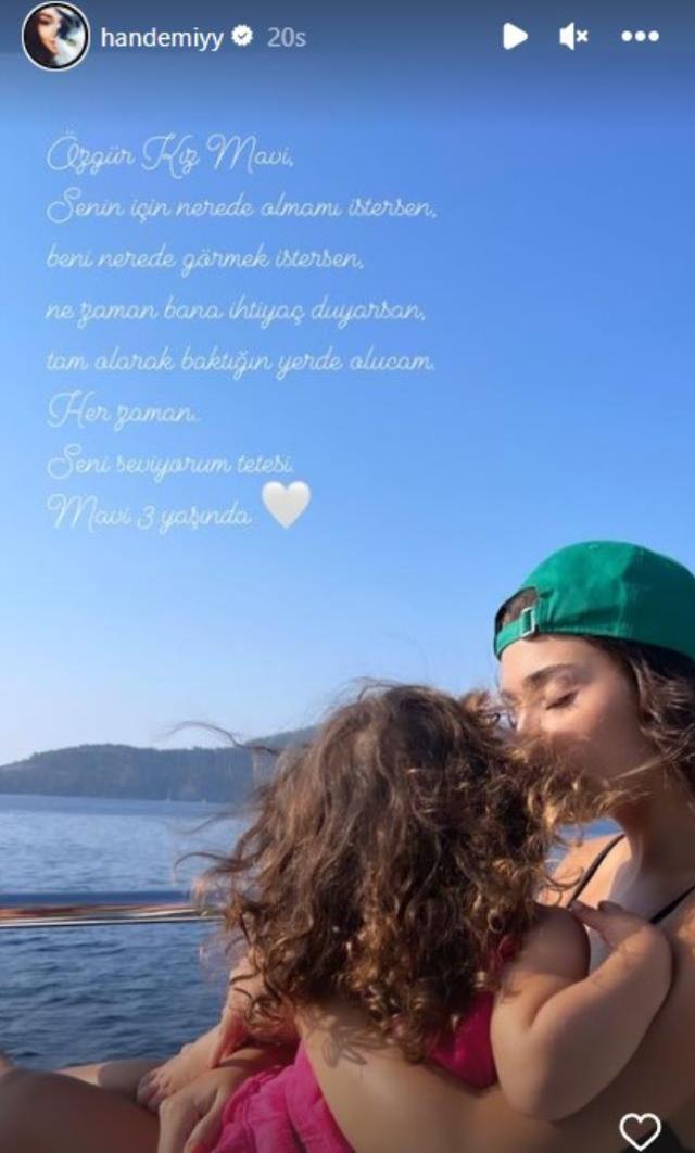 Hande Erçel'den kanser tedavisi gören Aylin Mavi'nin yaş gününde duygusal paylaşım