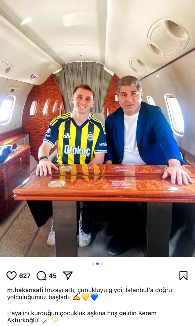 Kerem Aktürkoğlu, Fenerbahçe formasını giydi, o not gündem oldu