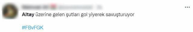 Son dakikalarda gelen zafer Fenerbahçelilerin içini soğutmadı! Altay Bayındır'a tepkiler çığ gibi
