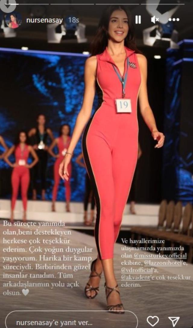 Miss Turkey 2022 birincisi Nursena Say, pozlarıyla adından söz ettirdi