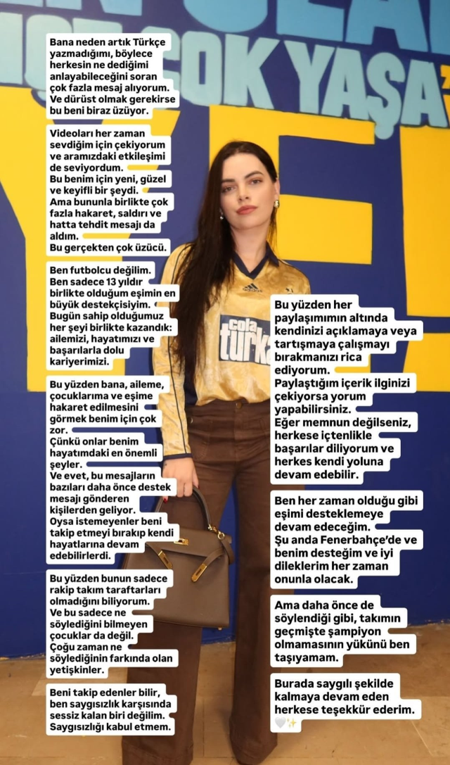Fenerbahçe taraftarı işi gücü bırakıp bir kadının peşine düştü: Tehdit mesajları alıyorum