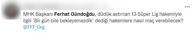 MHK'nin tarihi hakem operasyonu ters tepti! Ferhat Gündoğdu'ya benzeri görülmemiş tepki var
