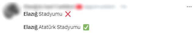 Elazığspor'un stadından Atatürk'ün adı çıkarıldı! Tepkilerin ardı arkası kesilmiyor