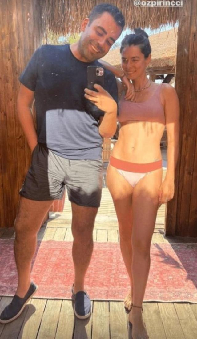 Doğumdan hemen sonra eski formuna dönen Özge Özpirinçci, bikinili poz verdi