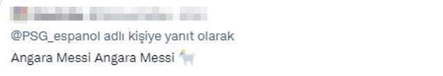 PSG'nin 'Ankara Messi' paylaşımı olay oldu! Türk kullanıcılar yorum üstüne yorum yapıyor