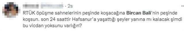 Hafsanur Sancaktutan'ın intihara teşebbüs ettiğini söyleyen Bircan Bali'ye tepki yağıyor: Bu kadına şiddet
